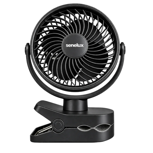 Senelux 5" Wireless Clip-On Fan